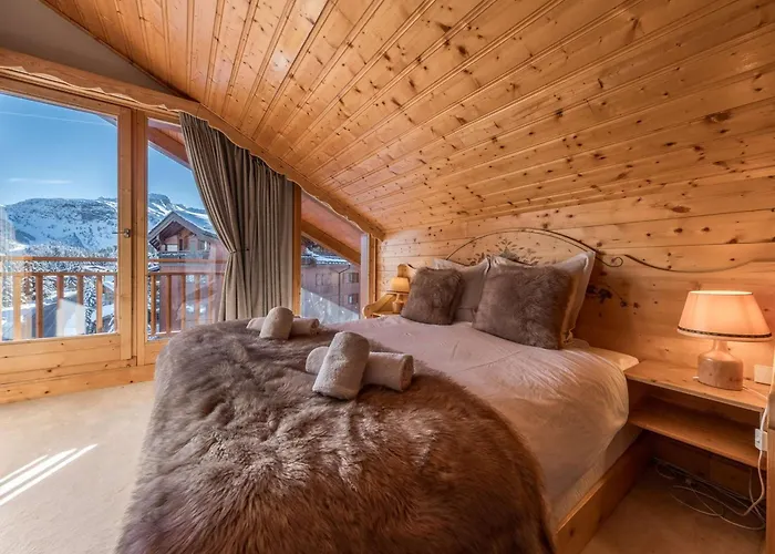 Duplex Skis Aux Pieds, 1850, 99m², 6 Pers., Cheminee, Balcons, Garage, Wifi - Fr-1-631-132 Apartman Courchevel