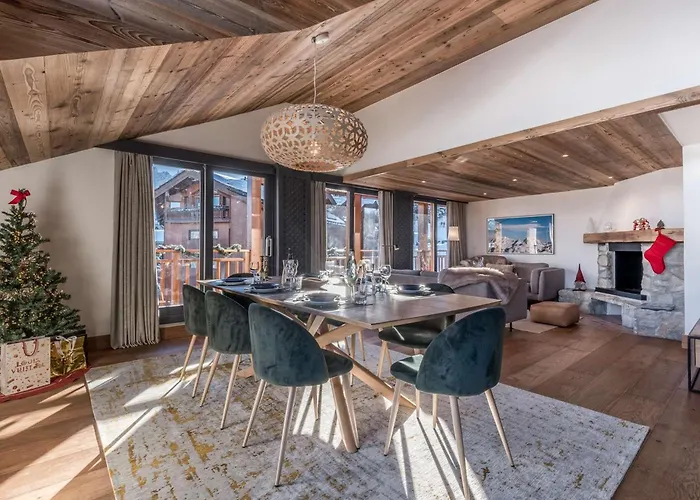 Duplex Skis Aux Pieds, 1850, 99m², 6 Pers., Cheminee, Balcons, Garage, Wifi - Fr-1-631-132 *