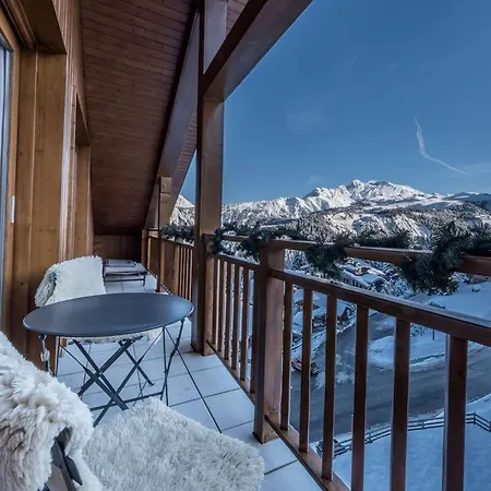 Appartement Duplex Skis Aux Pieds, 1850, 99m², 6 Pers., Cheminée, Balcons, Garage, Wifi - Fr-1-631-132